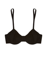 blk cotton basics underwire bra