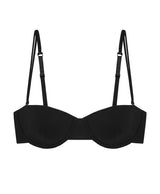 blk sheer tactel balconette bra