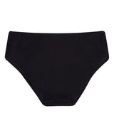 blk sheer tactel high brief