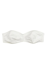 WHT BANDEAU BIKINI TOP