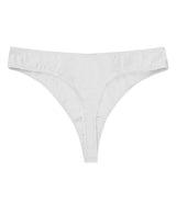 wht cotton basics hipster thong
