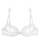 wht cotton basics padded bra