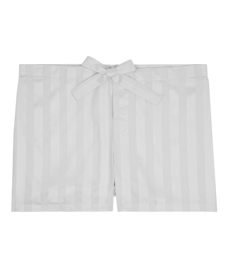 wht shadow stripe pyjama shorts