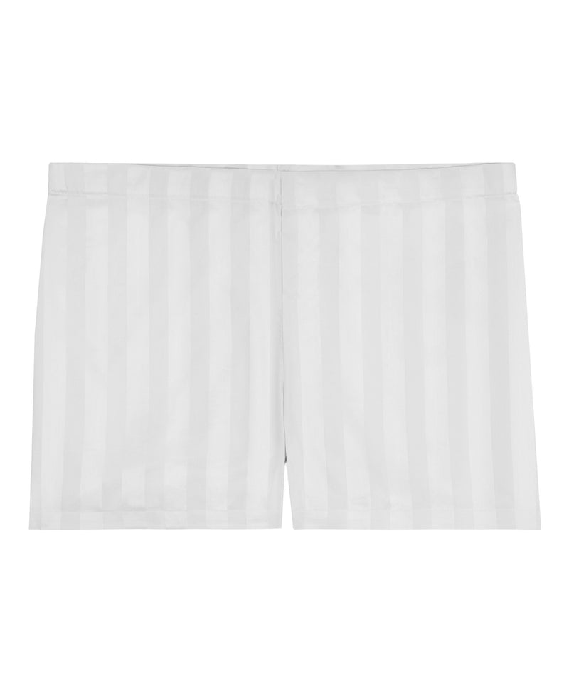 wht shadow stripe pyjama shorts